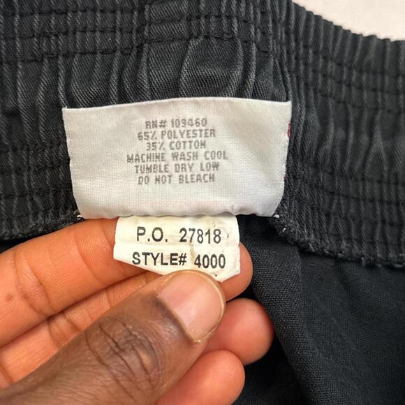 Vintage style baggy black workwear pants size M - Picture 6 of 7